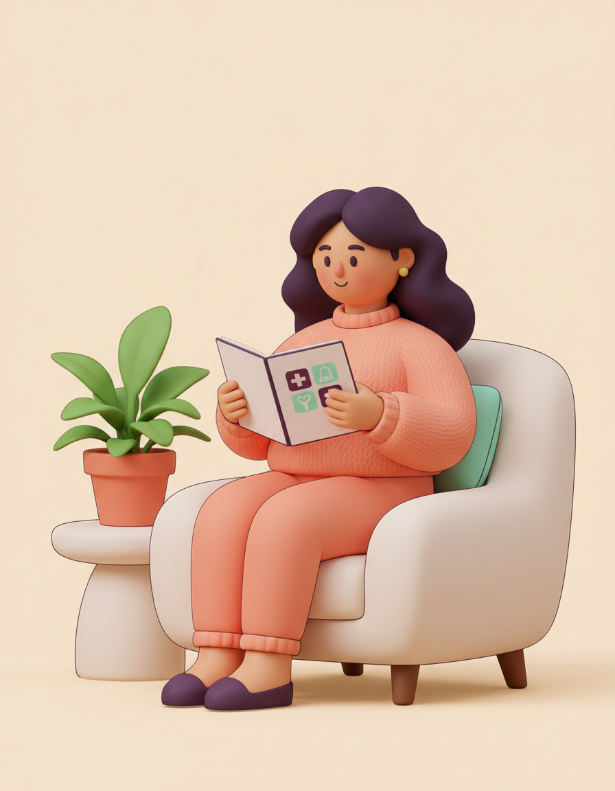 Friendly ICHRA guidance illustration in Alan editorial style